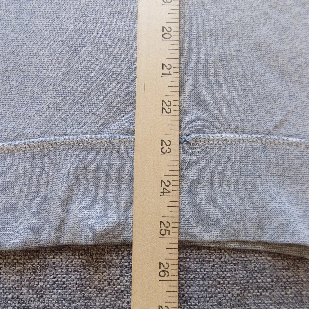 J. Crew Sweatshirt Mens XL Gray Fair V-Stitch Long Sleeve Cotton Pullover